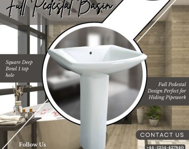 bathroom makeover with square deep bowl basin