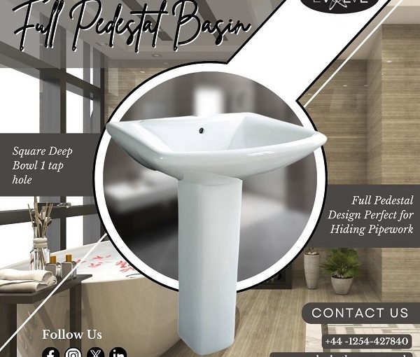 bathroom makeover with square deep bowl basin