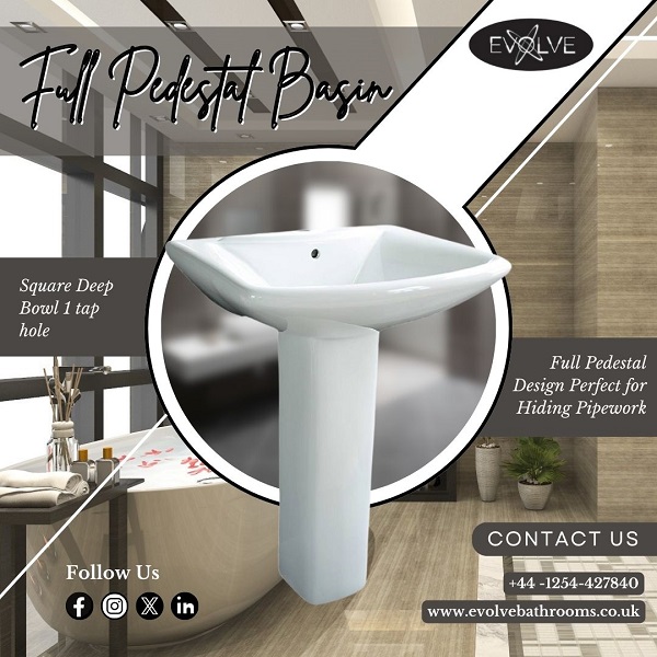 bathroom makeover with square deep bowl basin